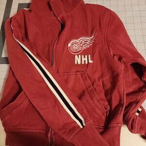 Vintage Old time hockey futures collection Detroit Red Wings Childs Zip Hoodie